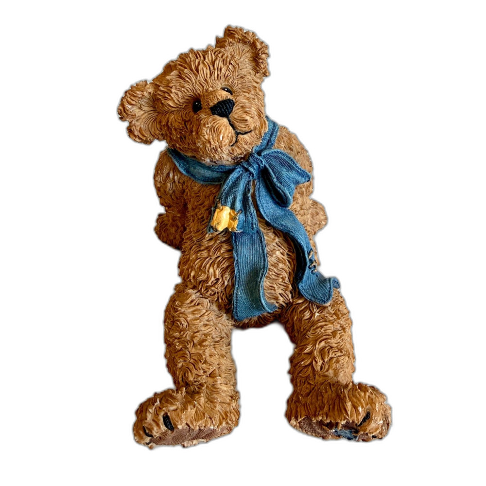 Boyd's Bears Bearstone Barkley Business Card Note Holder